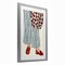 Stupell Industries Striped Minimal Fashion Framed Print Under Glass, design by JJ Design House LLC